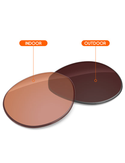 Orange Tint Photochromic-Non-Polarized