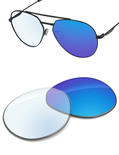 Sky Blue FlashMirror™ Photochromic-Non-Polarized