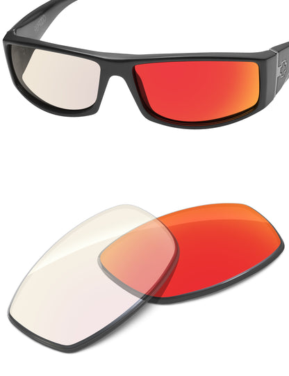 Fire Red FlashMirror™ Photochromic-Non-Polarized
