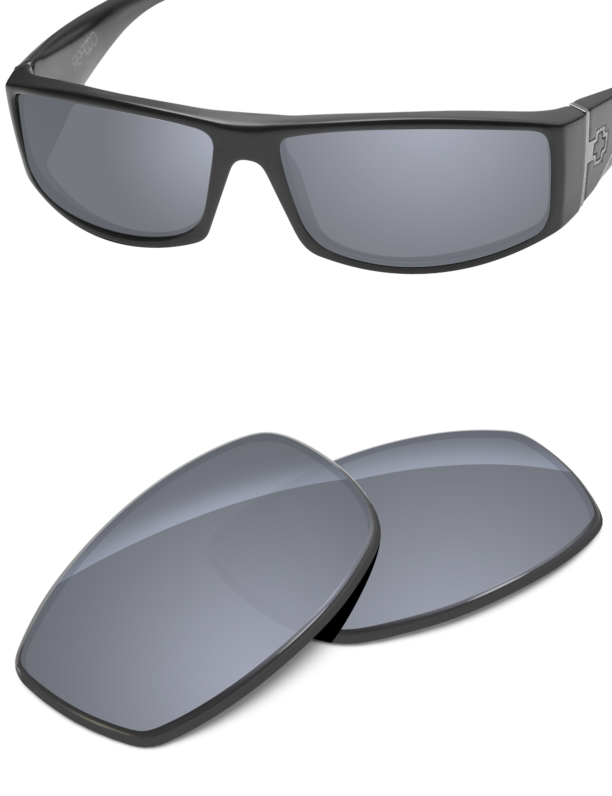 Silver Metallic FlashMirror™-Non-Polarized