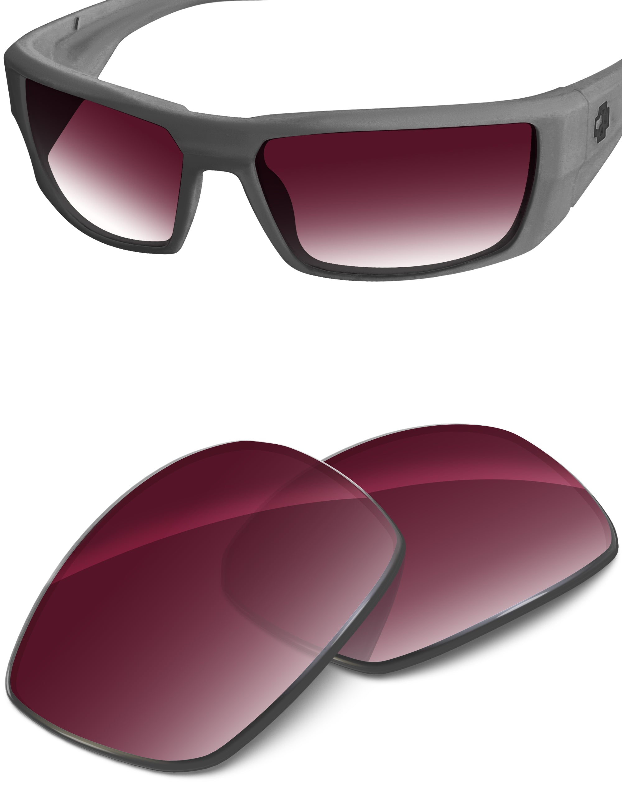 Wine Red Gradient-Non-Polarized
