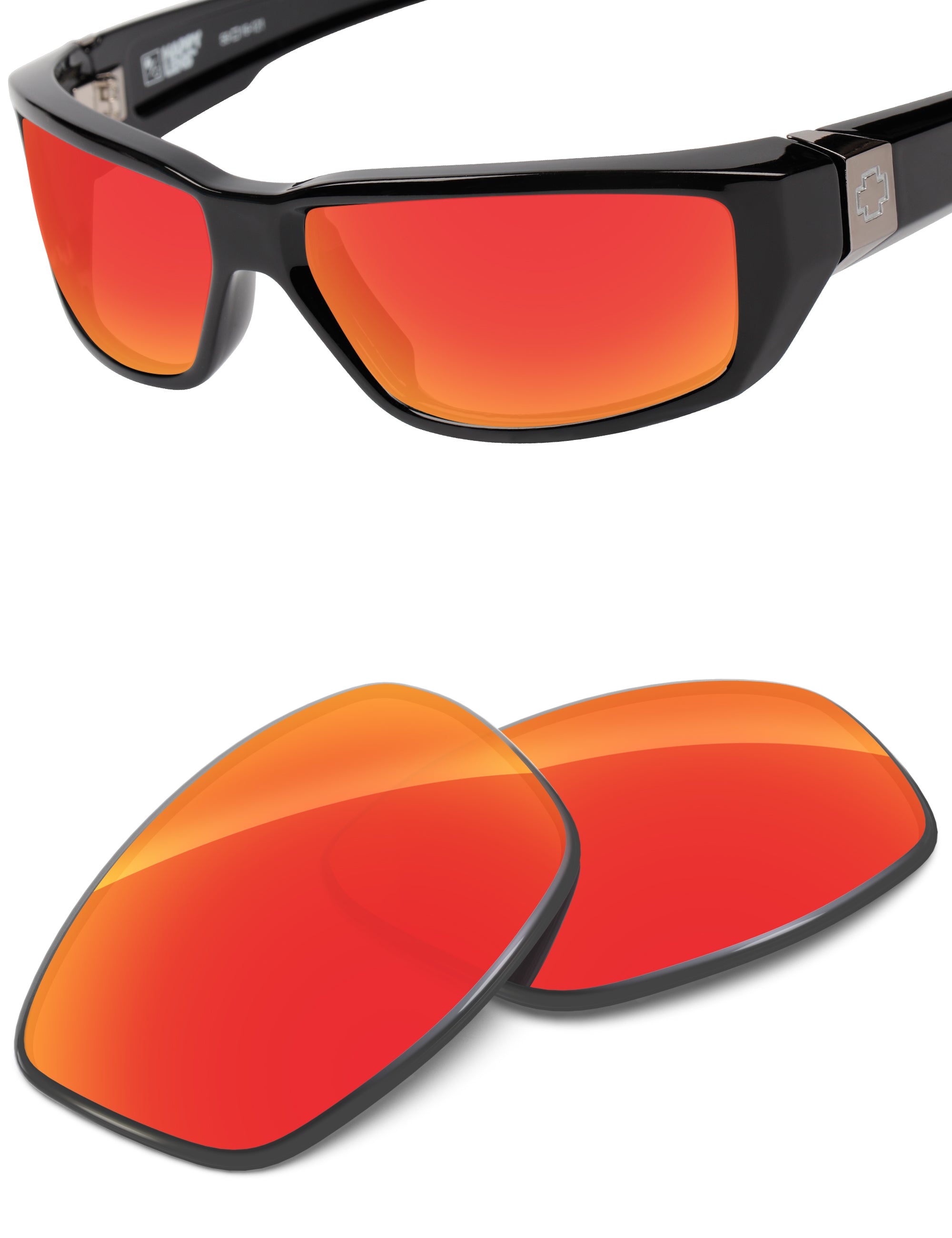 Fire Red FlashMirror™-Non-Polarized