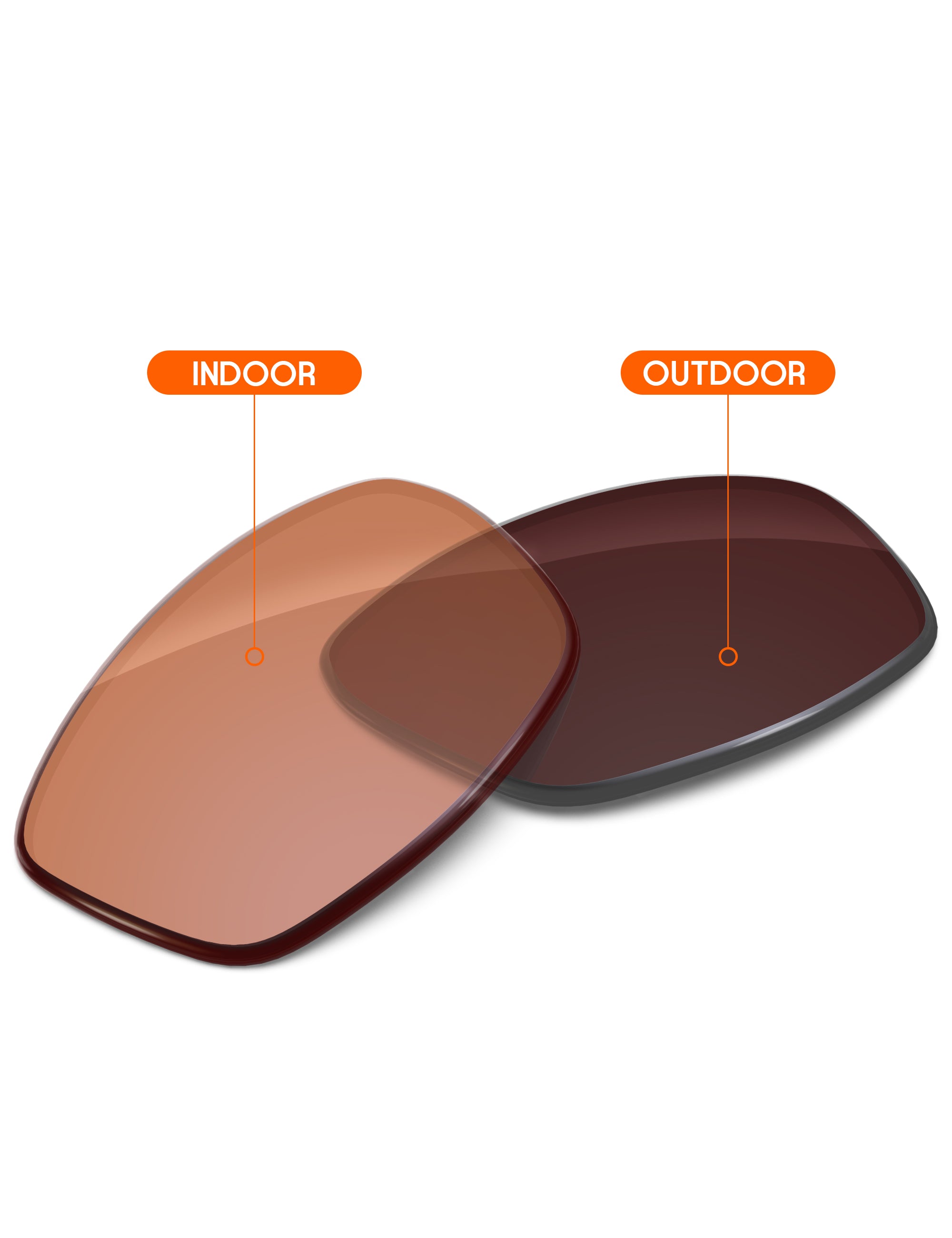 Orange Tint Photochromic-Non-Polarized