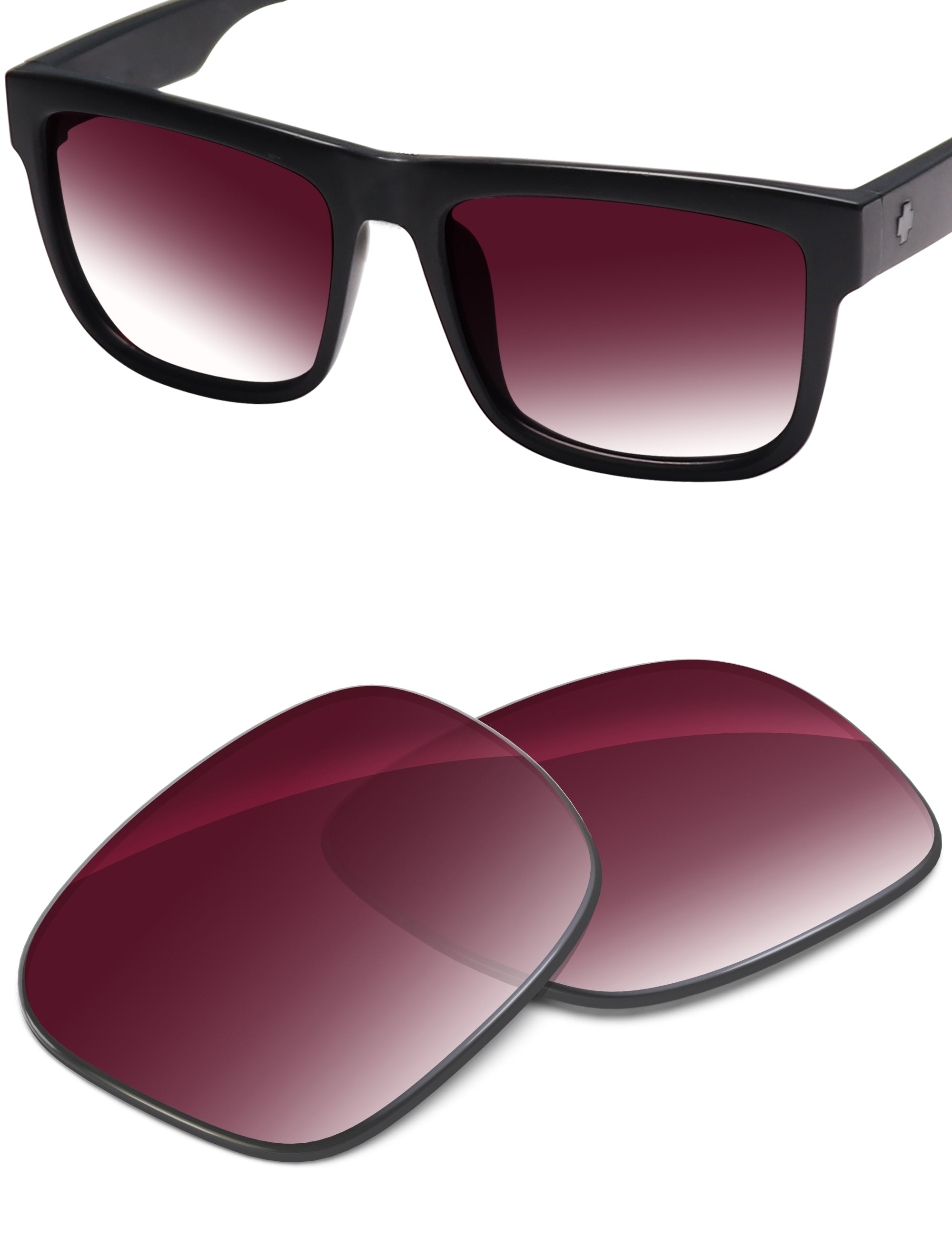 Wine Red Gradient-Non-Polarized