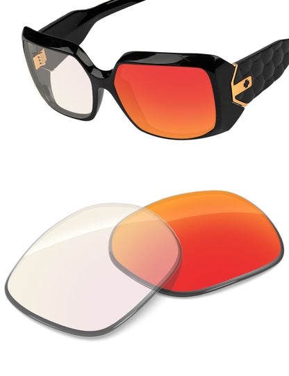 Fire Red FlashMirror™ Photochromic-Non-Polarized