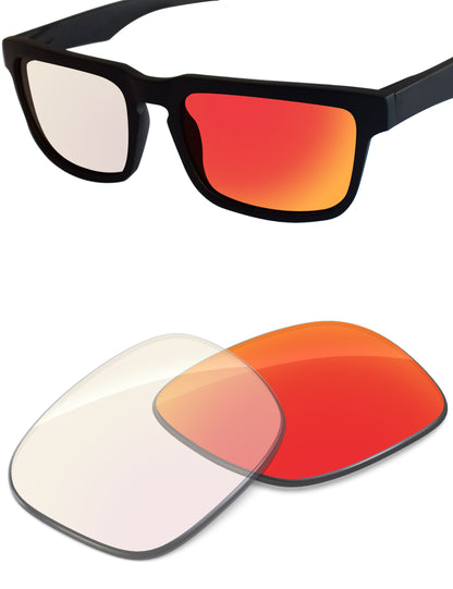 Fire Red FlashMirror™ Photochromic-Non-Polarized