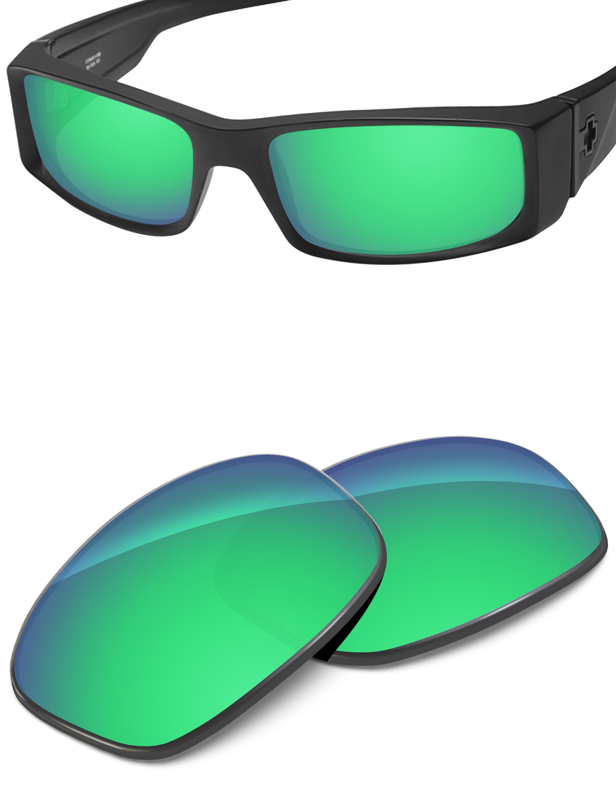 Emerald Green FlashMirror™-Non-Polarized