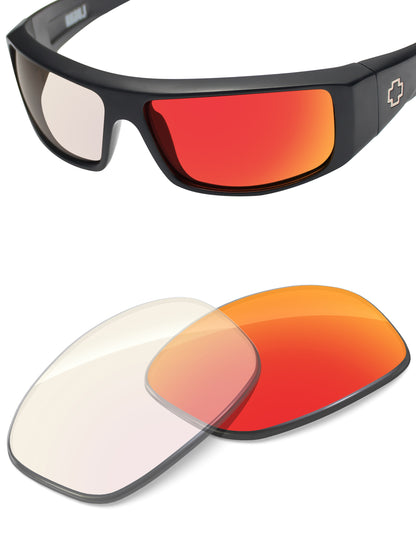 Fire Red FlashMirror™ Photochromic-Non-Polarized