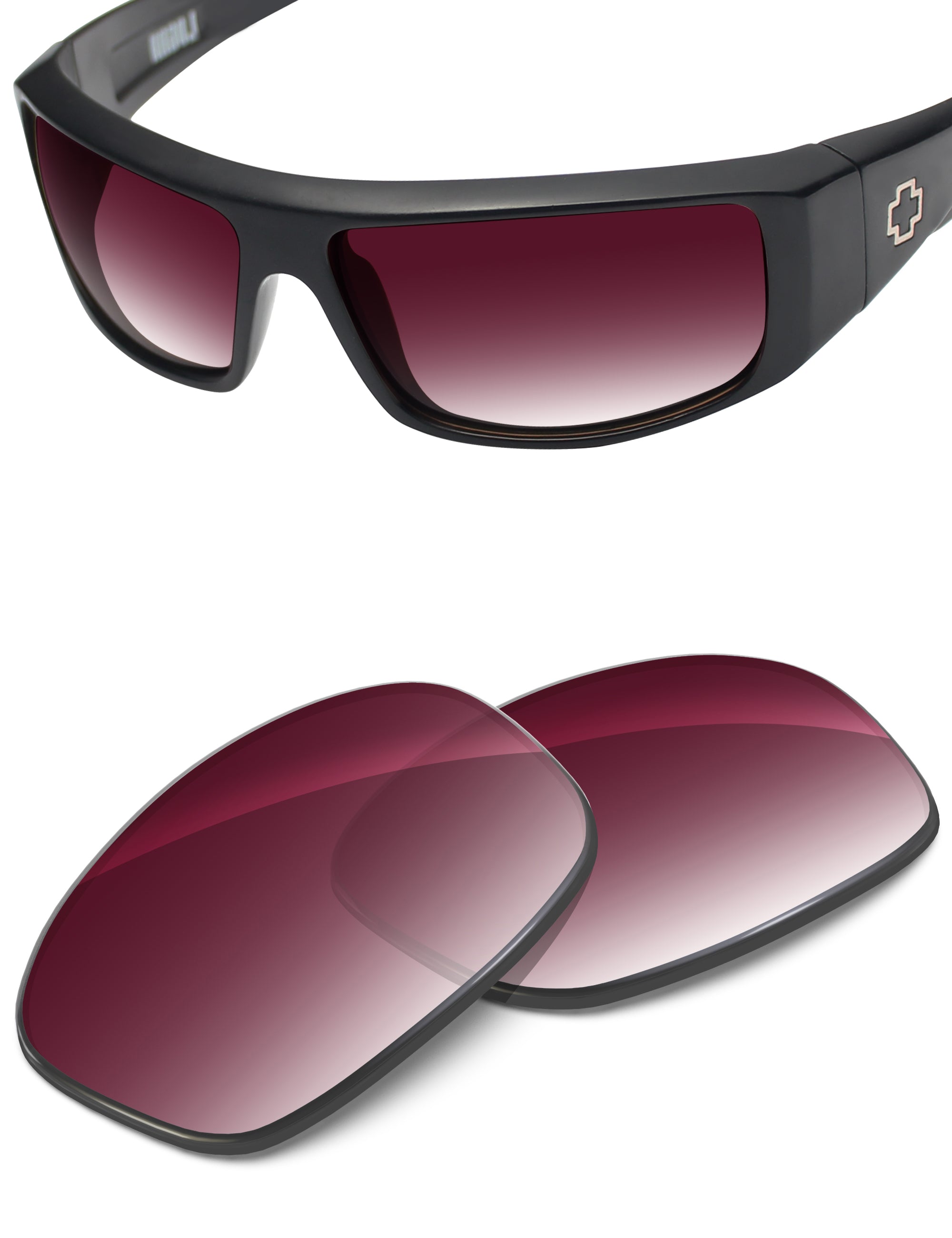 Wine Red Gradient-Non-Polarized
