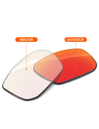 Fire Red FlashMirror™ Photochromic-Non-Polarized