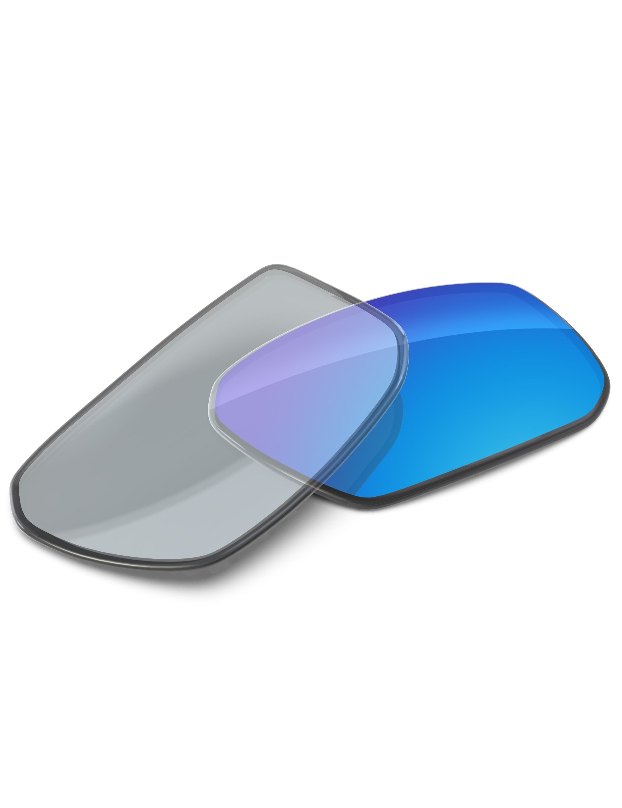 Sky Blue FlashMirror™ Photochromic-Non-Polarized