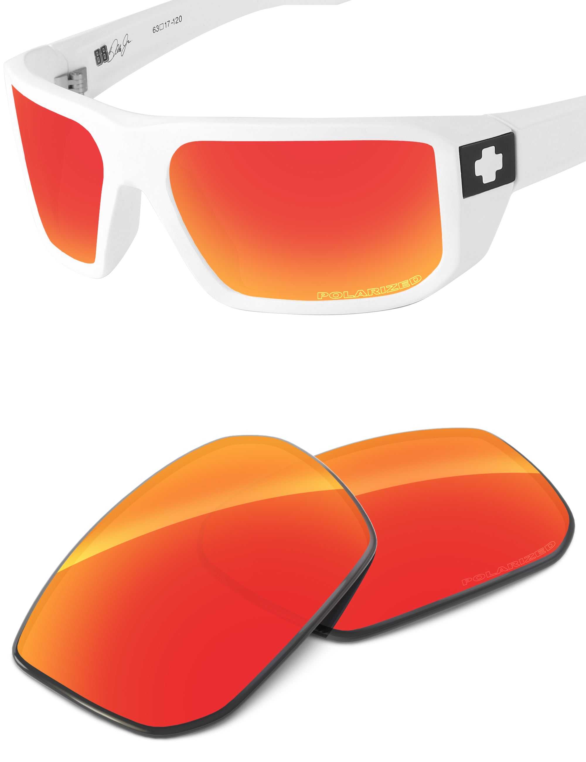 Fire Red FlashMirror™-Polarized