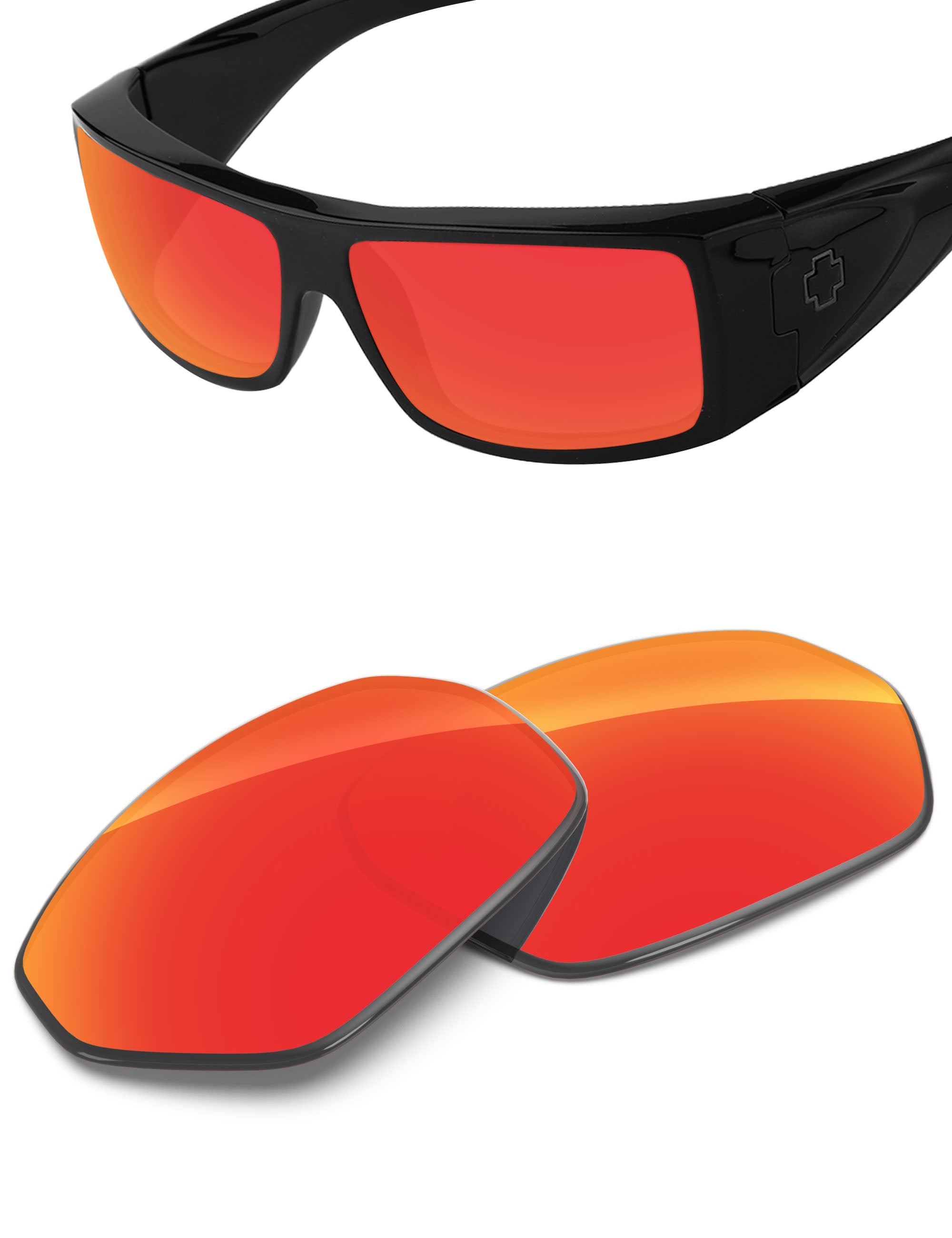 Fire Red FlashMirror™-Non-Polarized