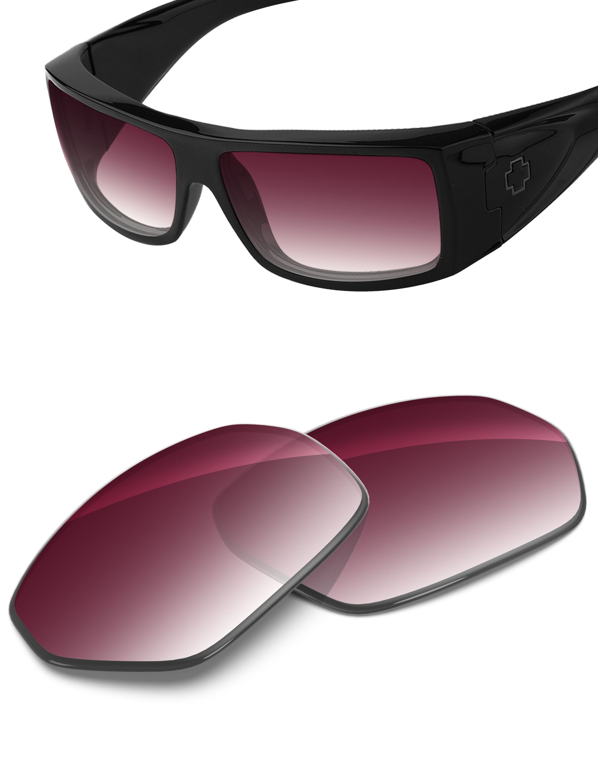 Wine Red Gradient-Non-Polarized