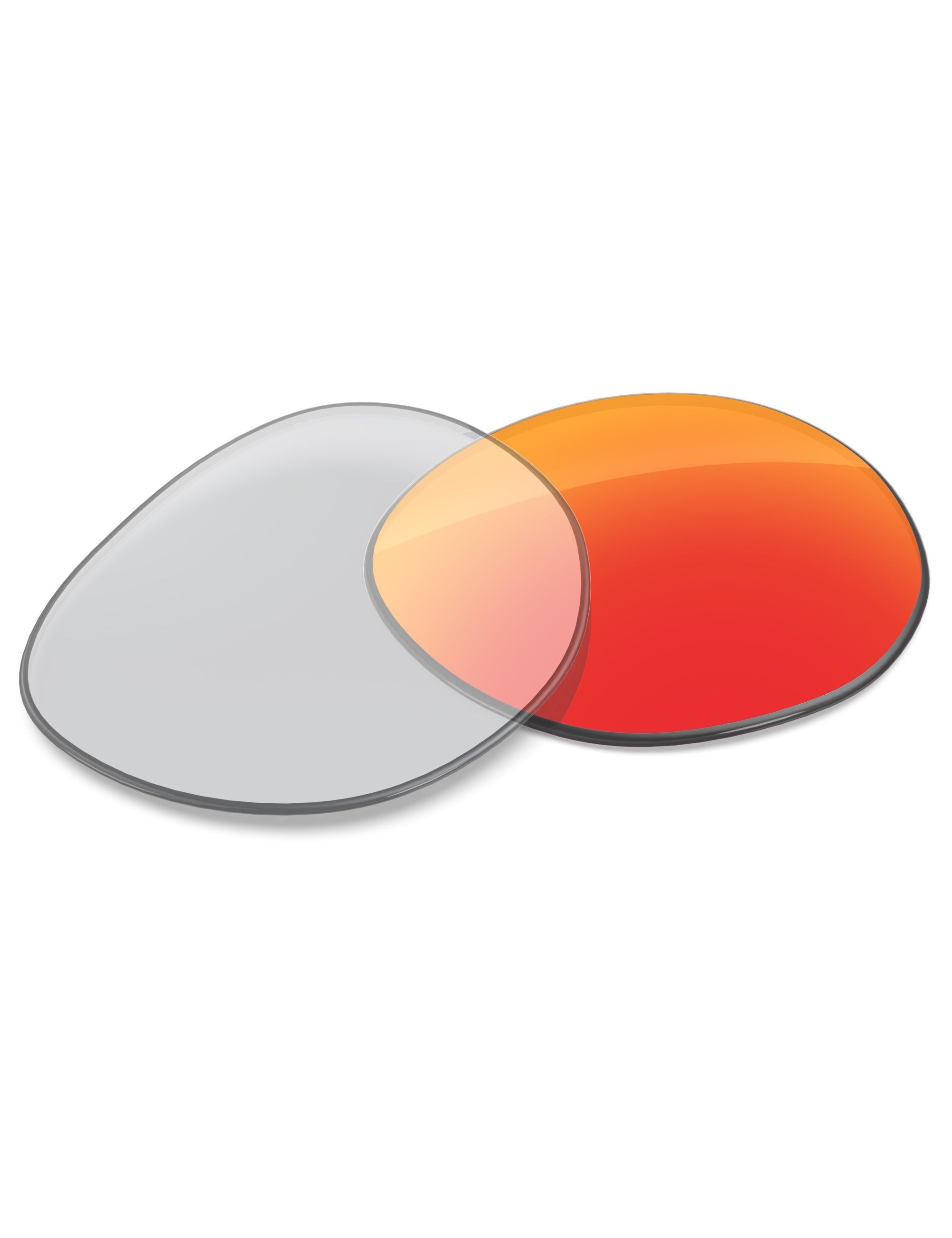 Fire Red FlashMirror™ Photochromic-Non-Polarized