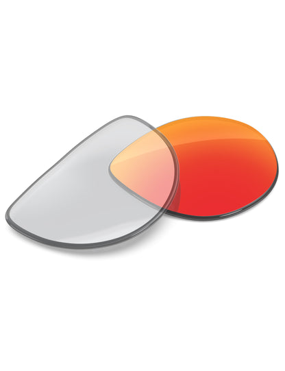 Fire Red FlashMirror™ Photochromic-Non-Polarized
