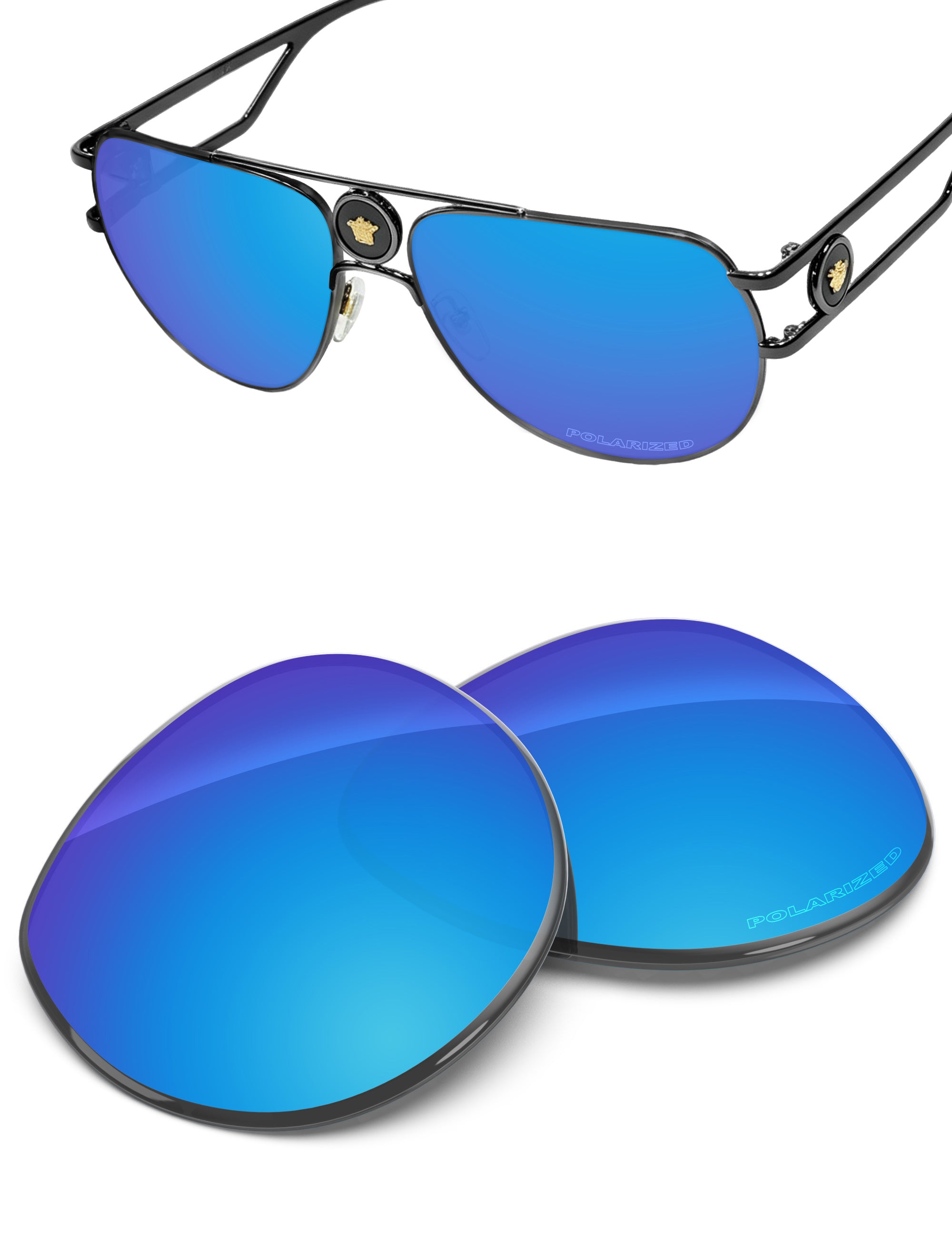 Sky Blue FlashMirror™-Polarized