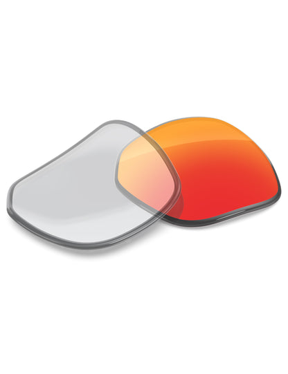Fire Red FlashMirror™ Photochromic-Non-Polarized
