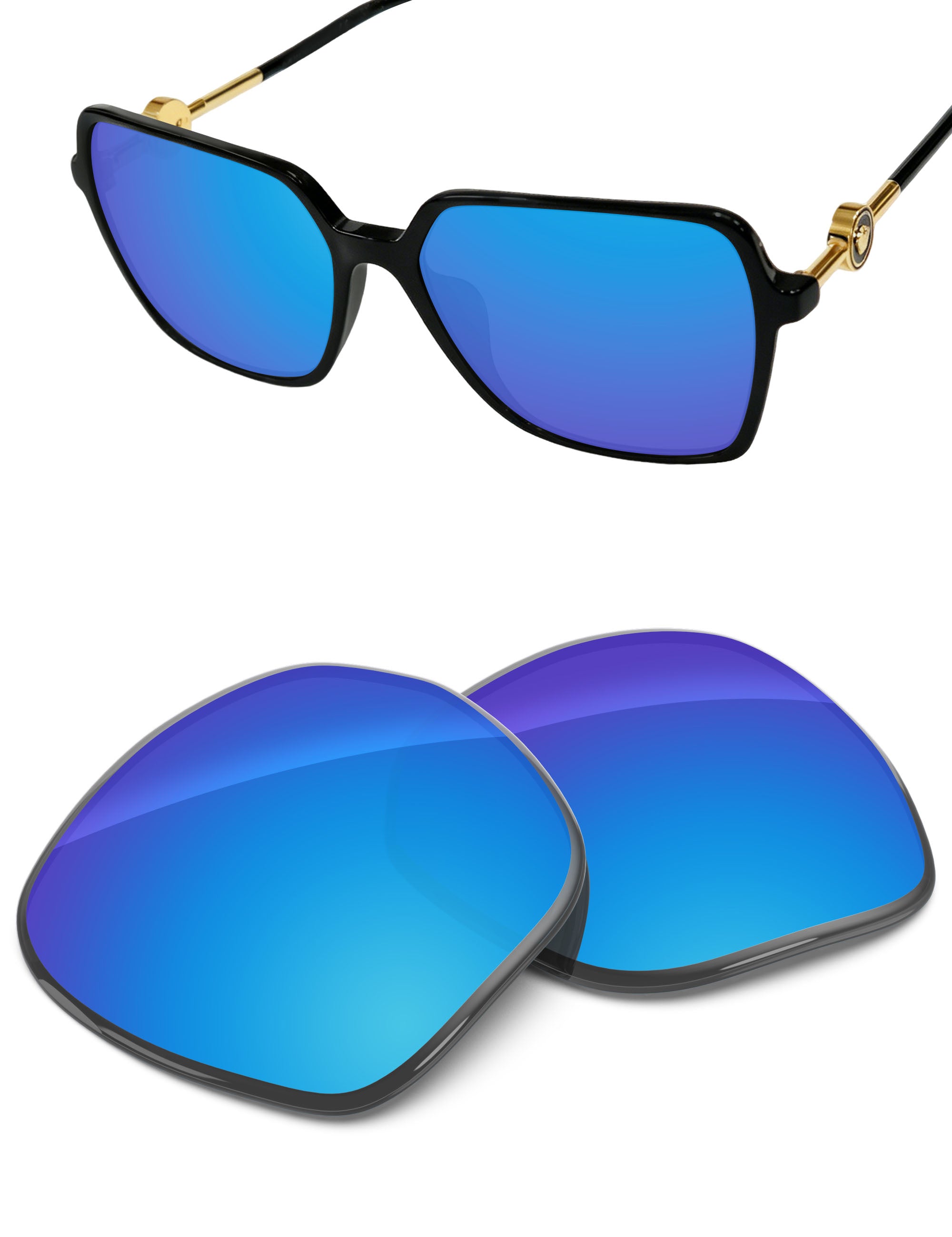 Sky Blue FlashMirror™-Non-Polarized