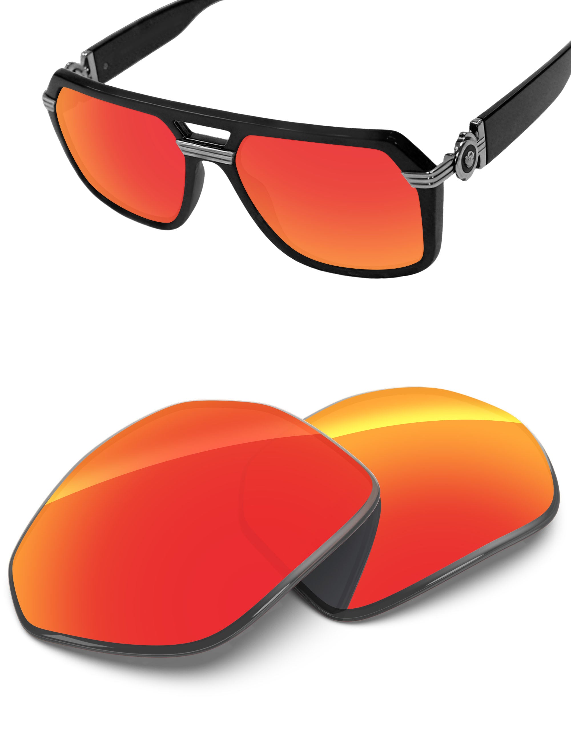 Fire Red FlashMirror™-Non-Polarized