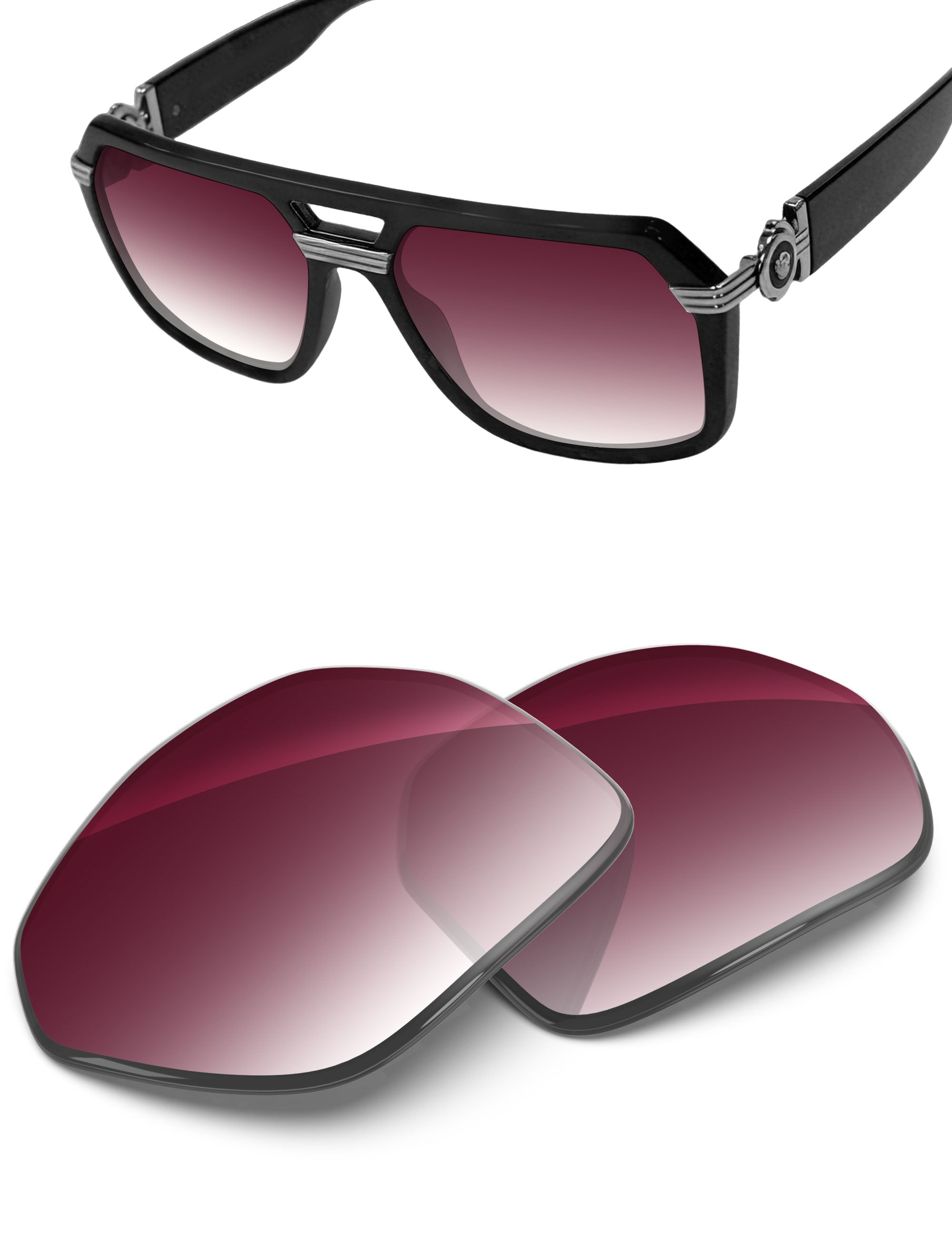 Wine Red Gradient-Non-Polarized