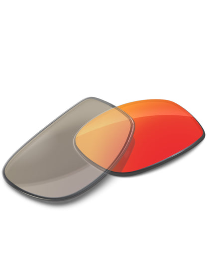 Fire Red FlashMirror™ Photochromic-Non-Polarized