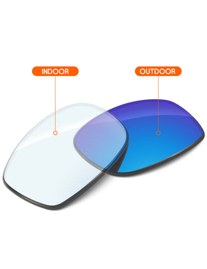 Sky Blue FlashMirror™ Photochromic-Non-Polarized