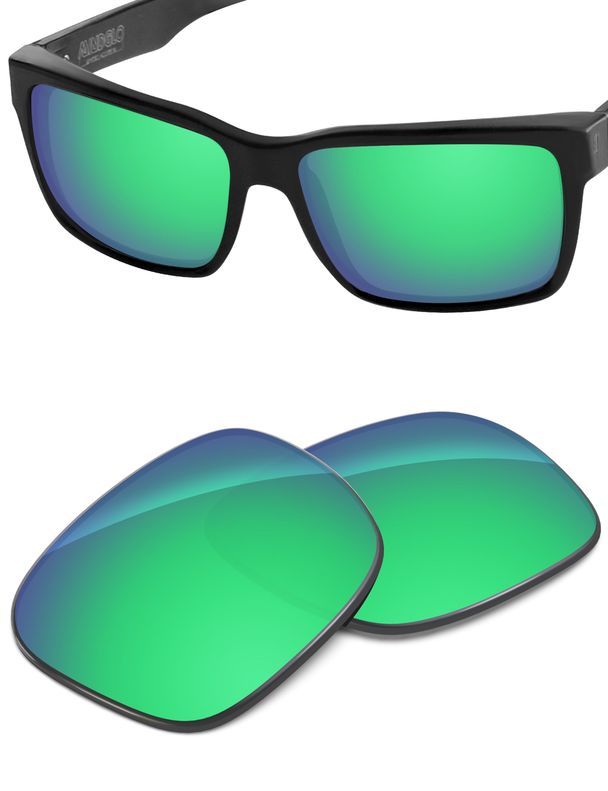 Emerald Green FlashMirror™-Non-Polarized