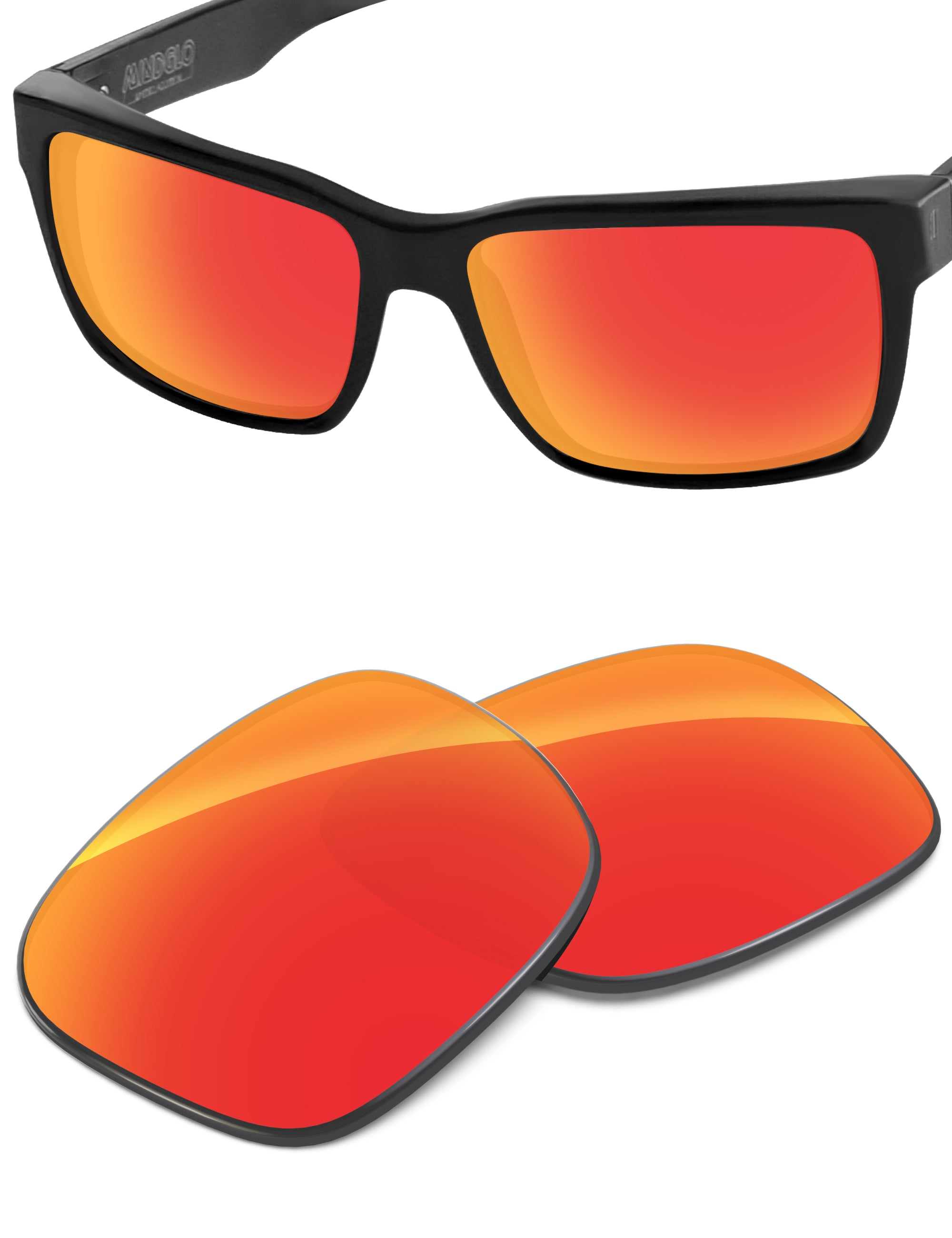 Fire Red FlashMirror™-Non-Polarized