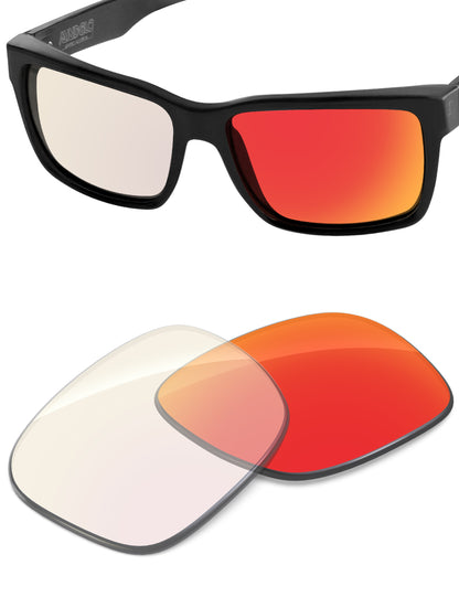Fire Red FlashMirror™ Photochromic-Non-Polarized