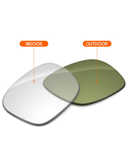 Adapt Green Photochromic Blue Light Blocking-Non-Polarized