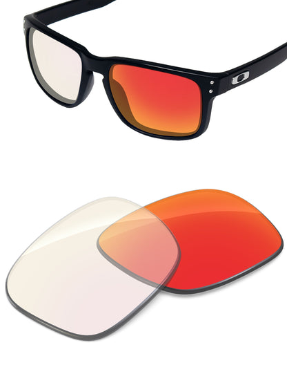 Fire Red FlashMirror™ Photochromic-Non-Polarized