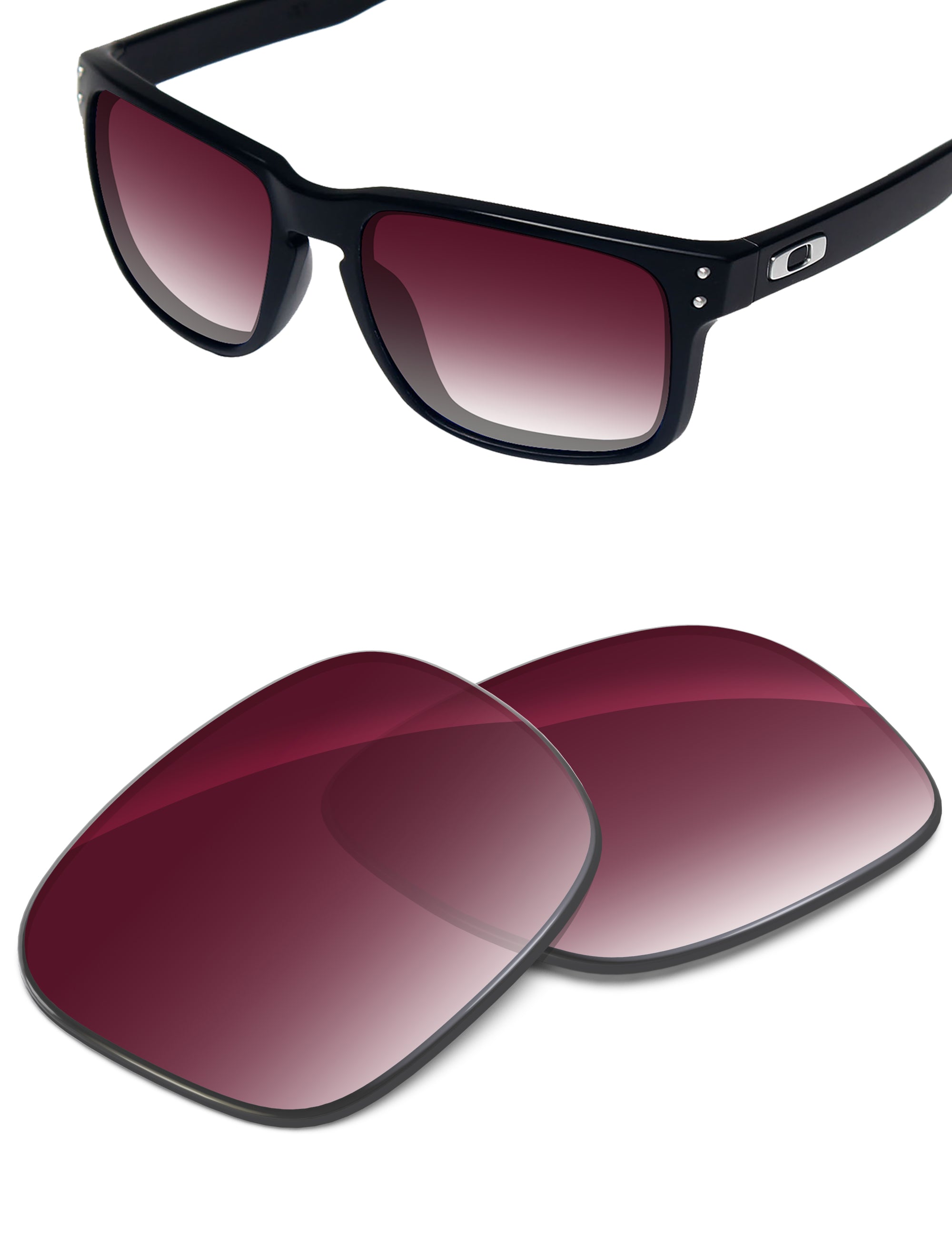 Wine Red Gradient-Non-Polarized