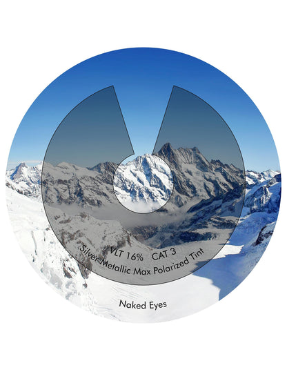 Silver Metallic FlashMirror™-Max Polarized