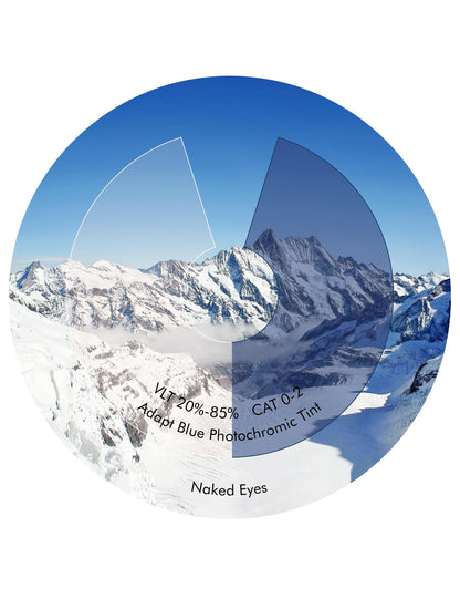 Adapt Blue Photochromic-Non-Polarized