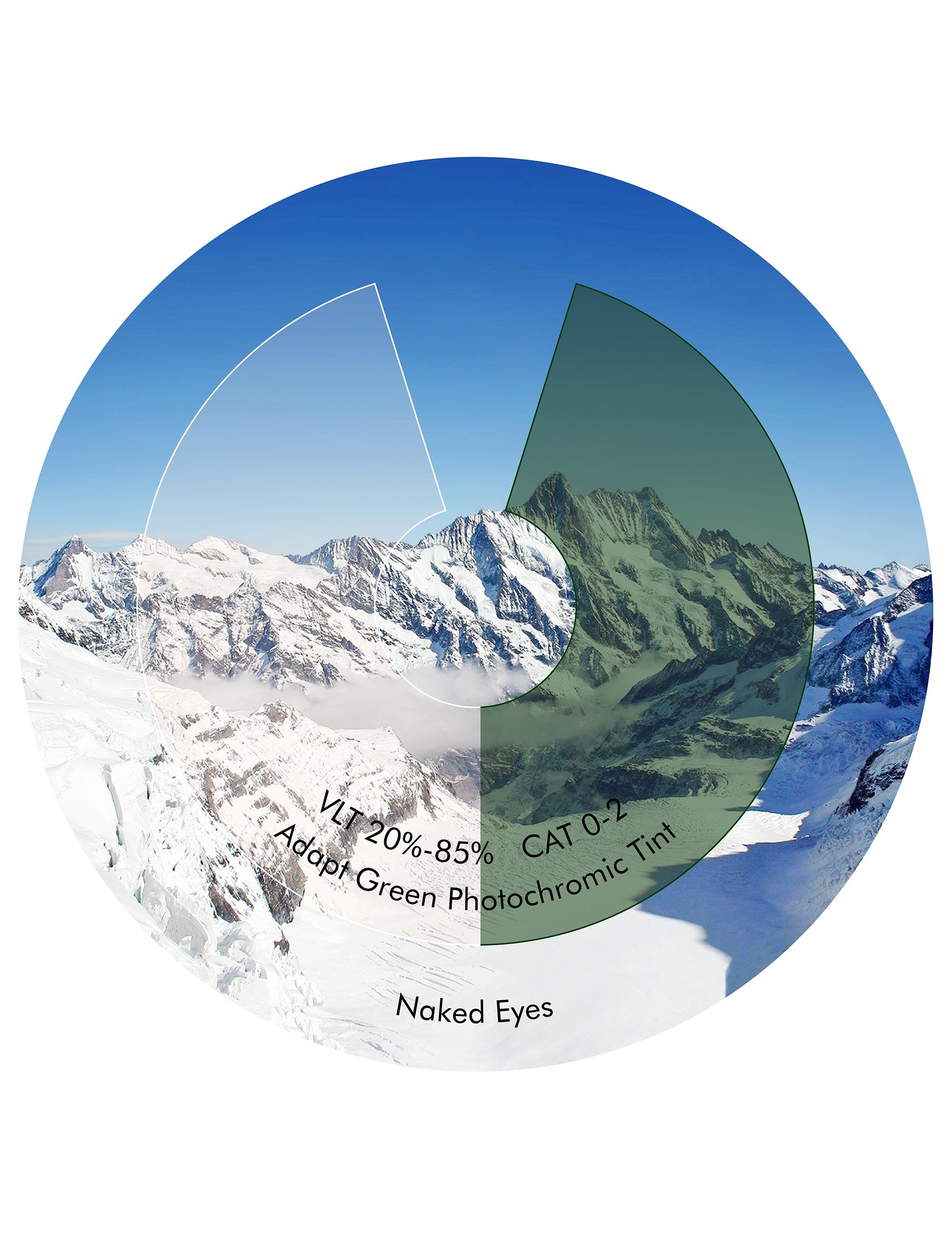 Adapt Green Photochromic Blue Light Blocking-Non-Polarized